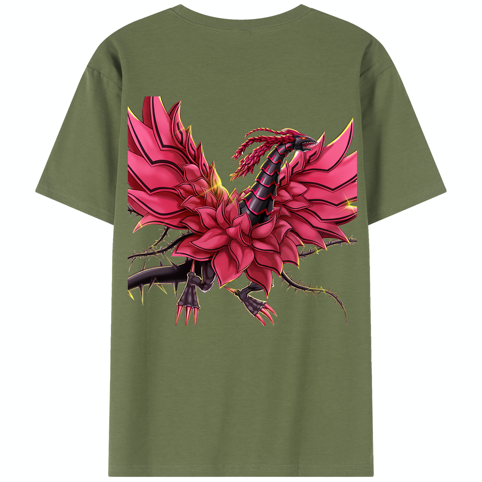 （画像用） 遊☆戯☆王 Yu-Gi-Oh! 綿100％半袖Tシャツ（背面プリント）